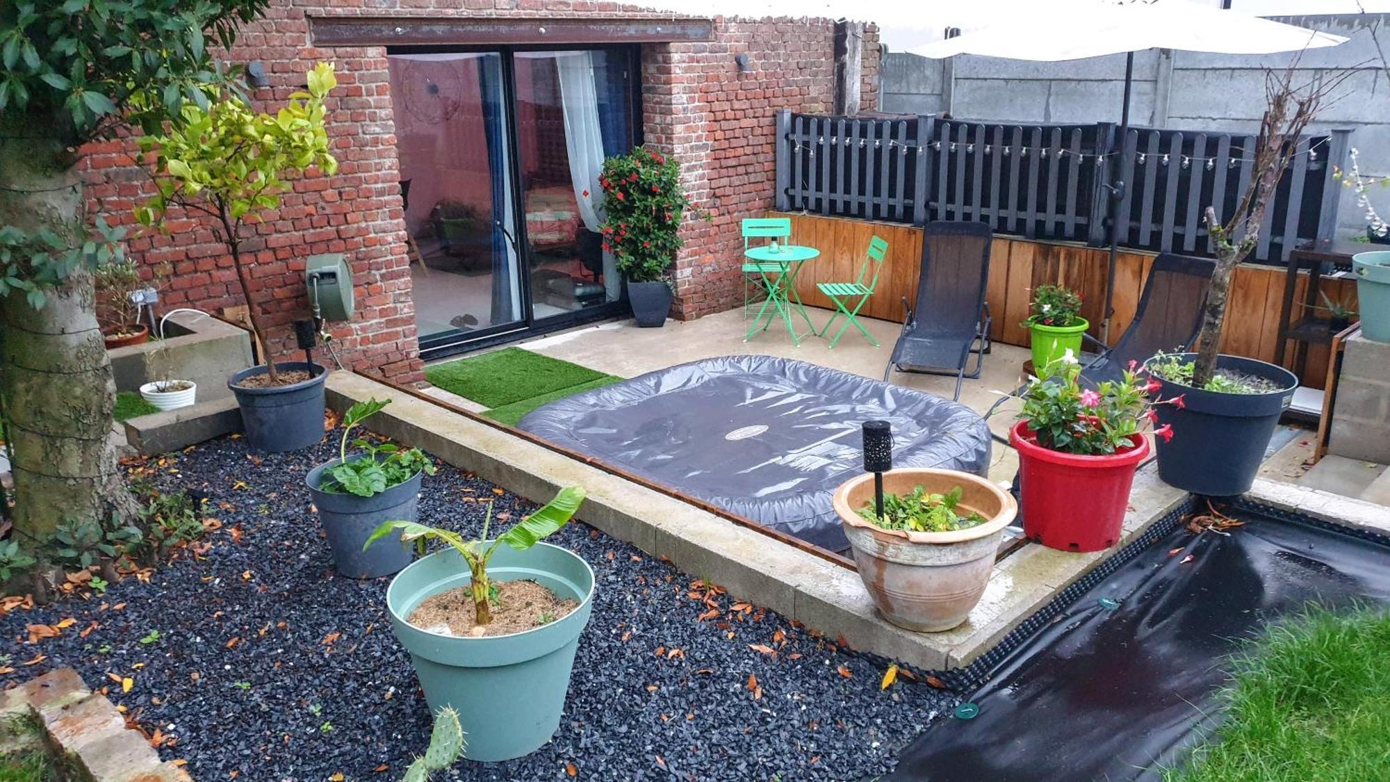 Gary Suite - Studio Cosy, Spa Et Jardin Privatif A 4 Min De Cambrai Awoingt Exterior foto