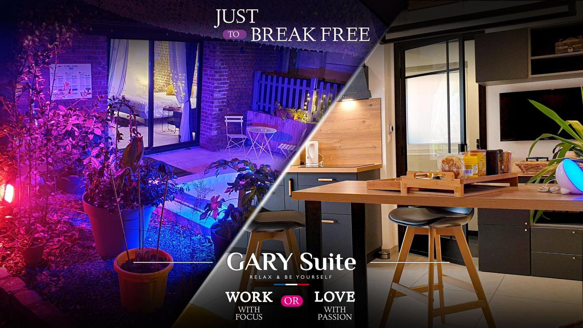 Gary Suite - Studio Cosy, Spa Et Jardin Privatif A 4 Min De Cambrai Awoingt Exterior foto