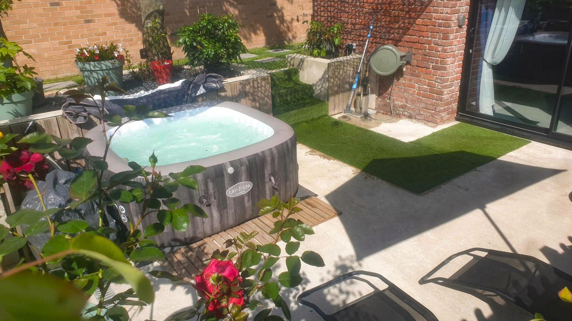 Gary Suite - Studio Cosy, Spa Et Jardin Privatif A 4 Min De Cambrai Awoingt Exterior foto